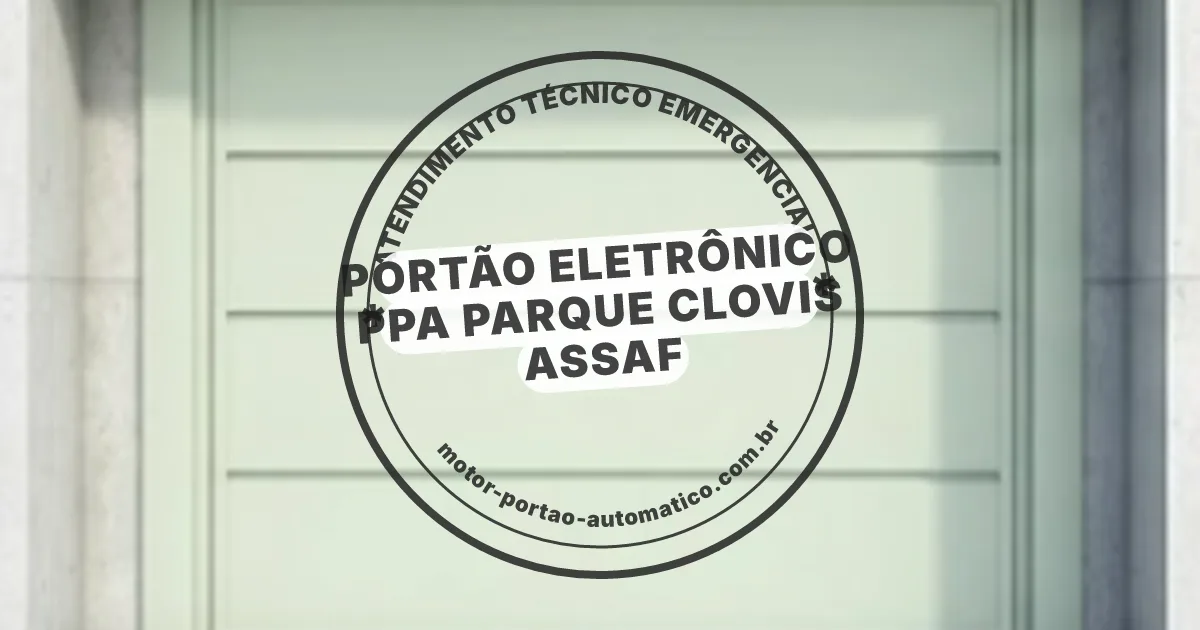 Conserto e instalação de portão automático em Parque Clovis Assaf
