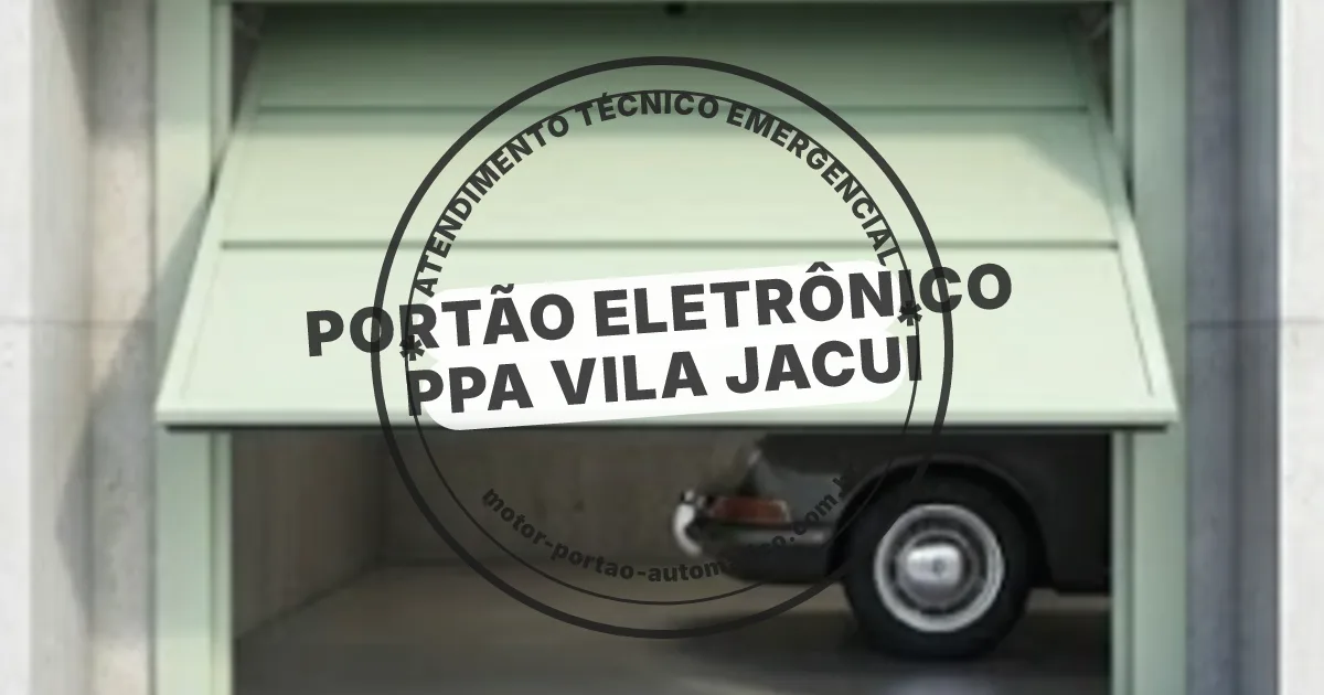 Conserto e instalação de portão automático em Ppa Vila Jacui