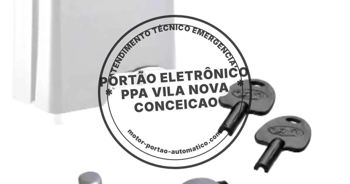 Conserto e instalação de portão automático em Vila Nova Conceicao