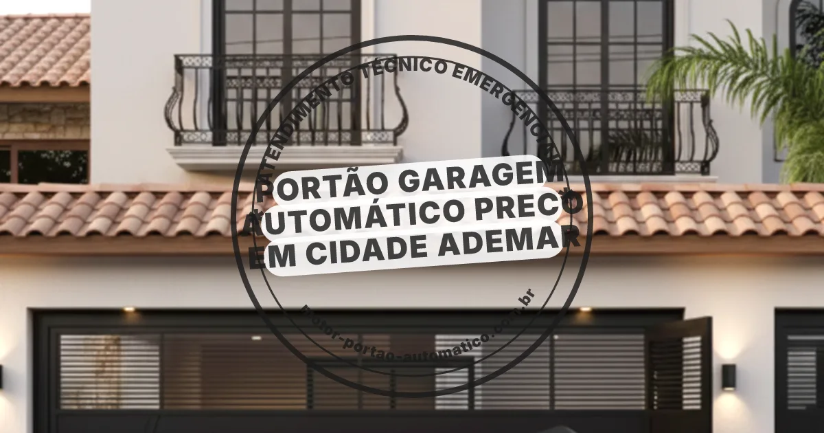 Conserto e instalação de portão automático em Cidade Ademar