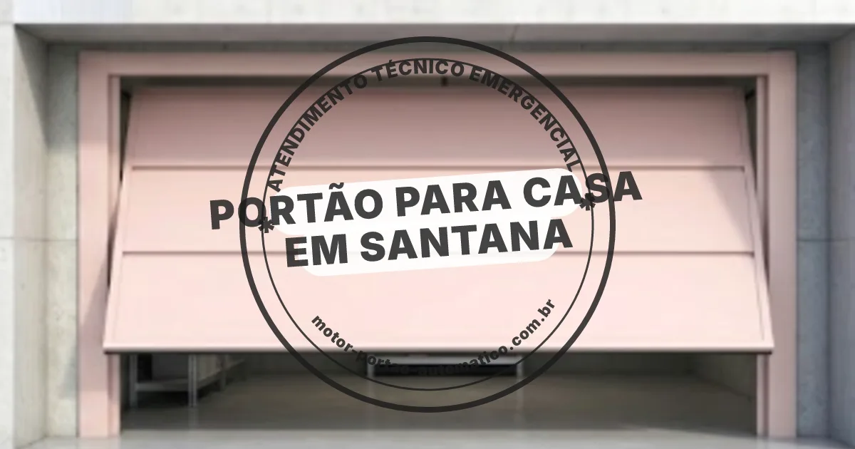 Conserto e instalação de portão automático em Santana