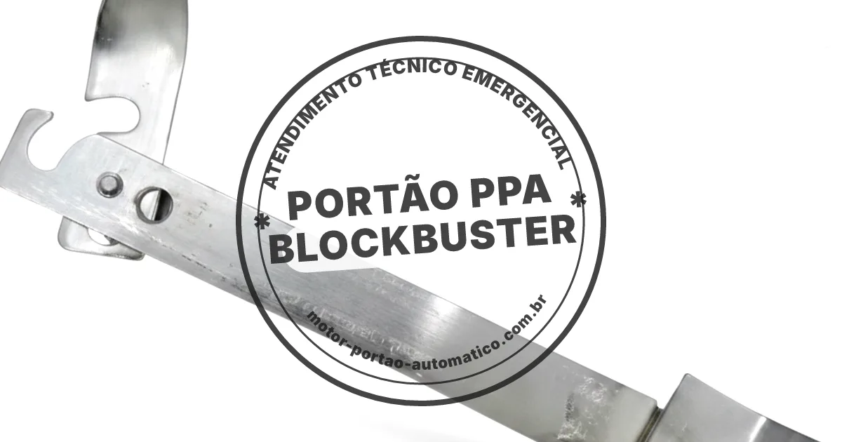 Conserto e instalação de portão automático em Portao Ppa Blockbuster