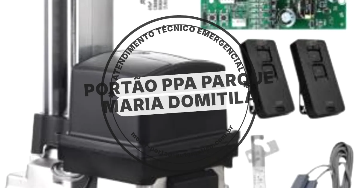 Conserto e instalação de portão automático em Parque Maria Domitila