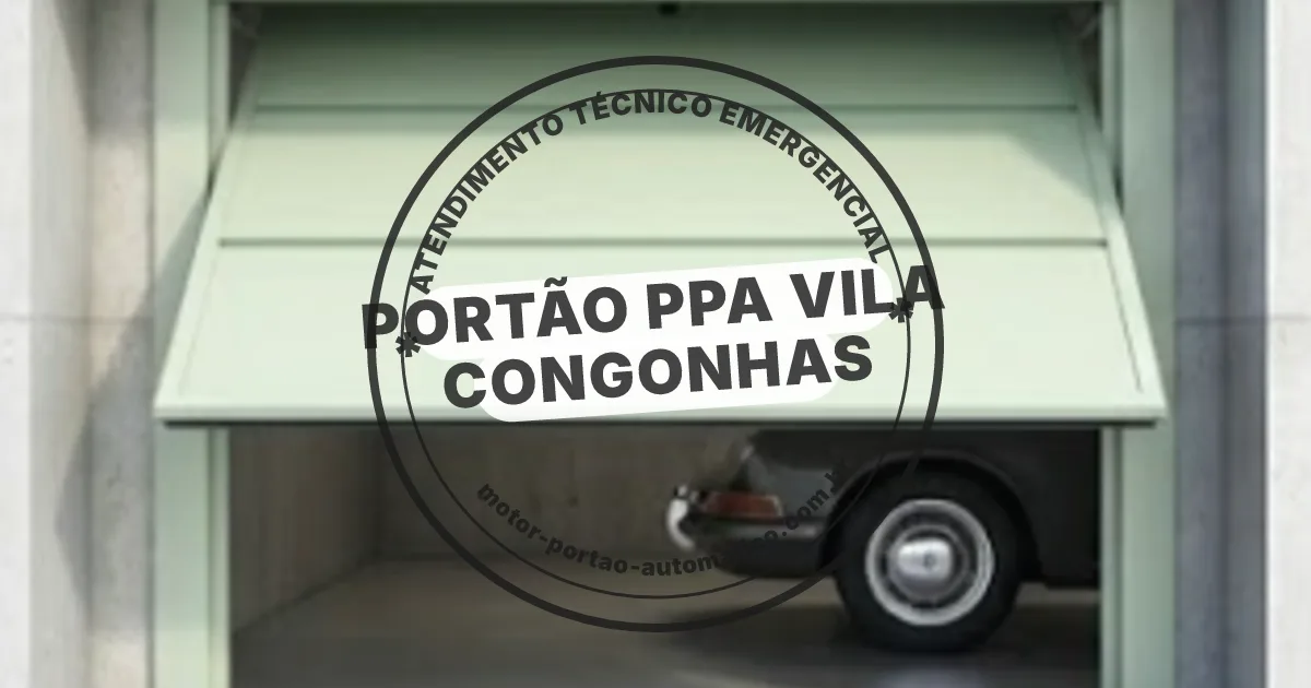 Conserto e instalação de portão automático em Ppa Vila Congonhas
