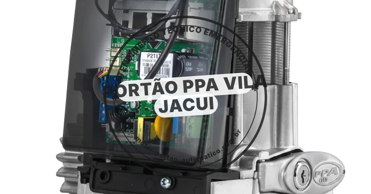 Conserto e instalação de portão automático em Ppa Vila Jacui