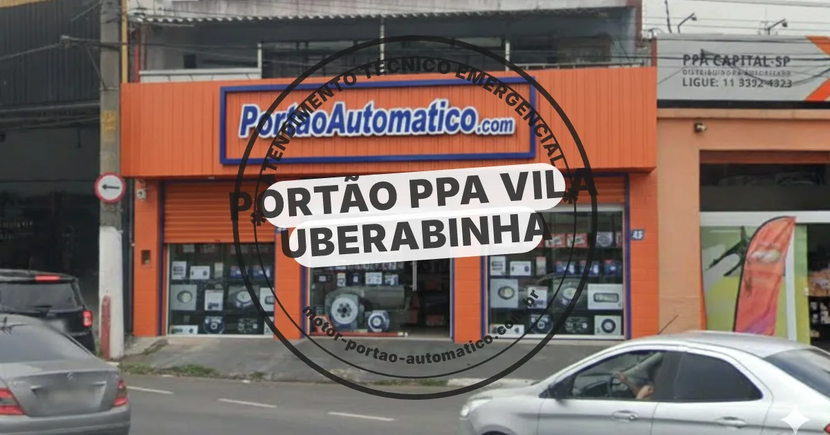 Conserto e instalação de portão automático em Ppa Vila Uberabinha