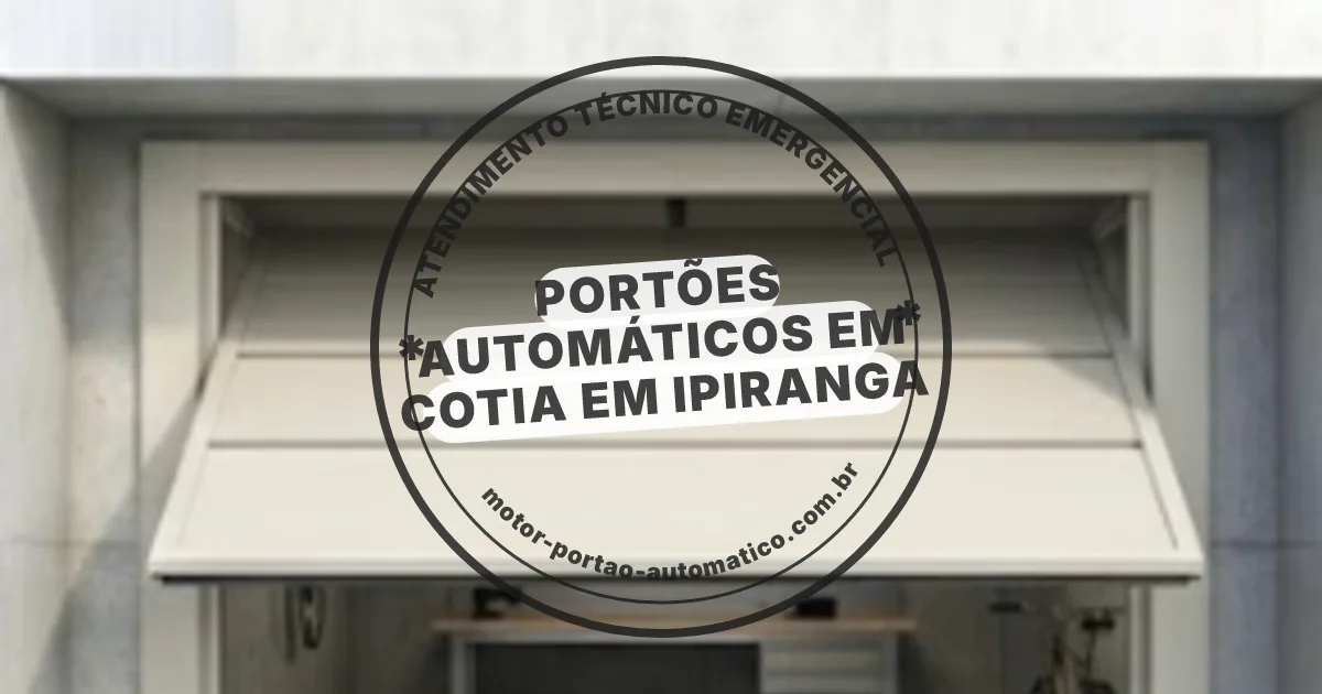 Conserto e instalação de portão automático em cotia em Ipiranga
