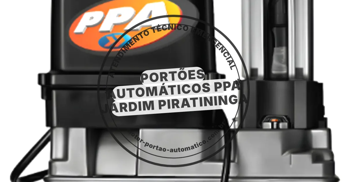 Conserto e instalação de portão automático em Ppa Jardim Piratininga