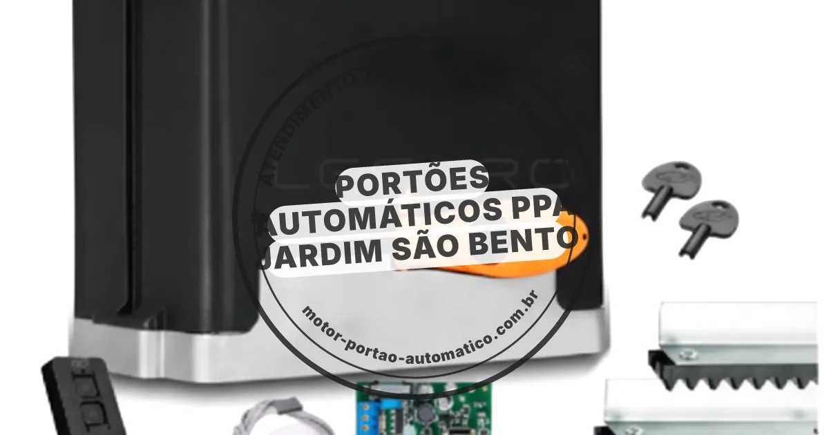 Conserto e instalação de portão automático em Jardim Sao Bento