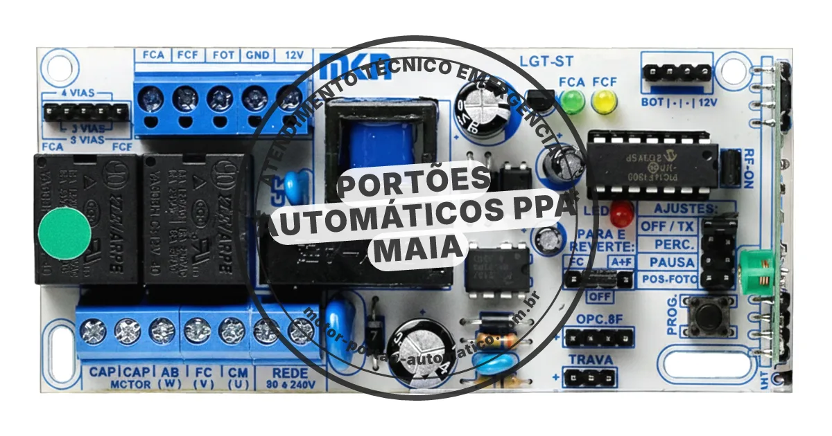 Conserto e instalação de portão automático em Automaticos Ppa Maia
