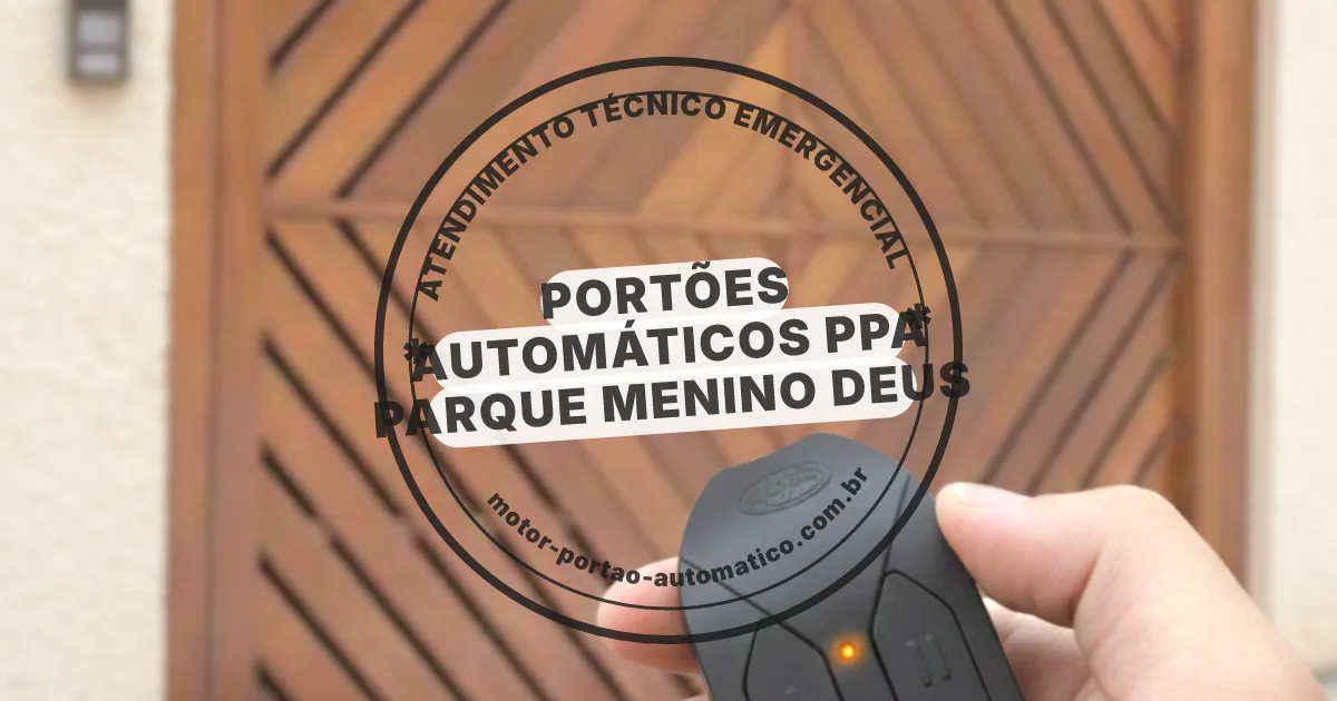 Conserto e instalação de portão automático em Parque Menino Deus