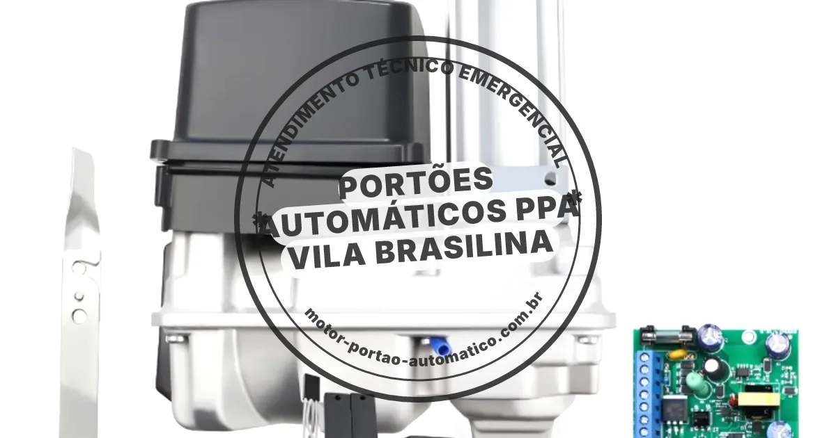 Conserto e instalação de portão automático em Ppa Vila Brasilina