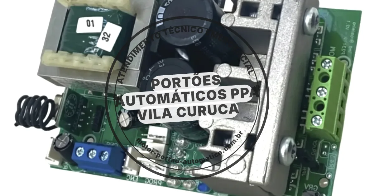 Conserto e instalação de portão automático em Ppa Vila Curuca