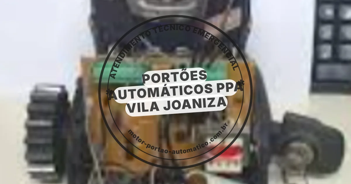 Conserto e instalação de portão automático em Ppa Vila Joaniza
