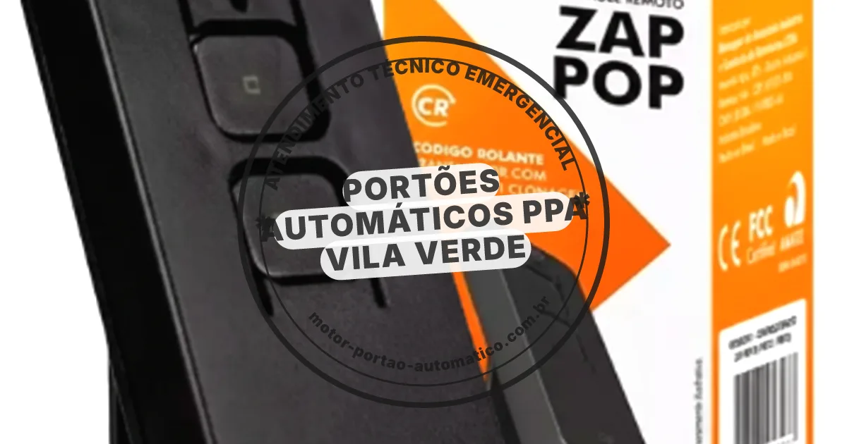 Conserto e instalação de portão automático em Ppa Vila Verde