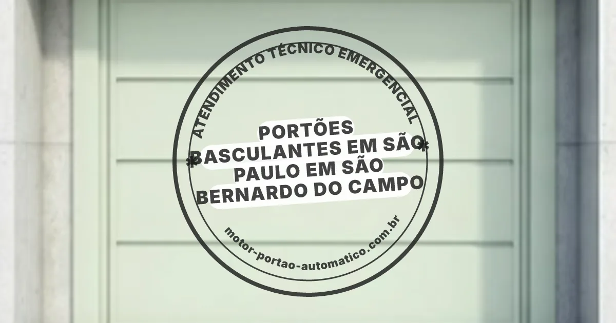 Conserto e instalação de portão automático em são paulo em São Bernardo do Campo