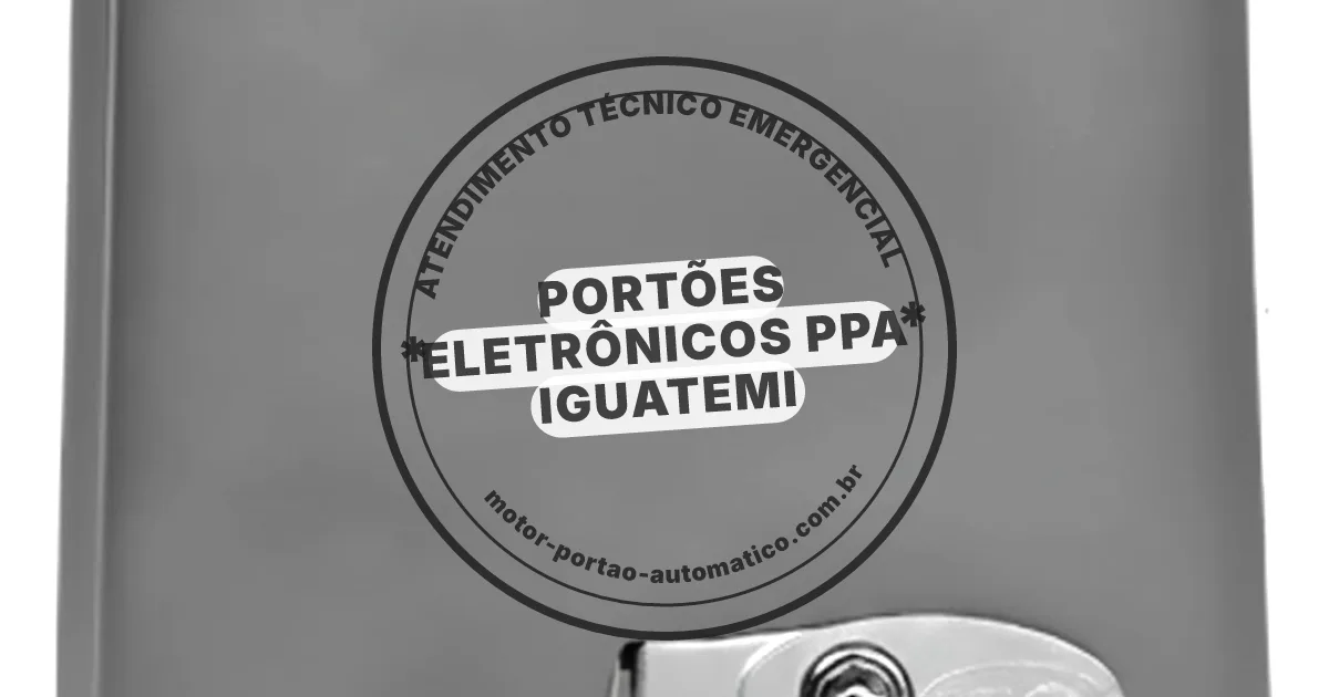 Conserto e instalação de portão automático em Eletronicos Ppa Iguatemi