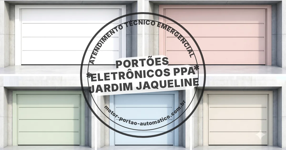 Conserto e instalação de portão automático em Ppa Jardim Jaqueline