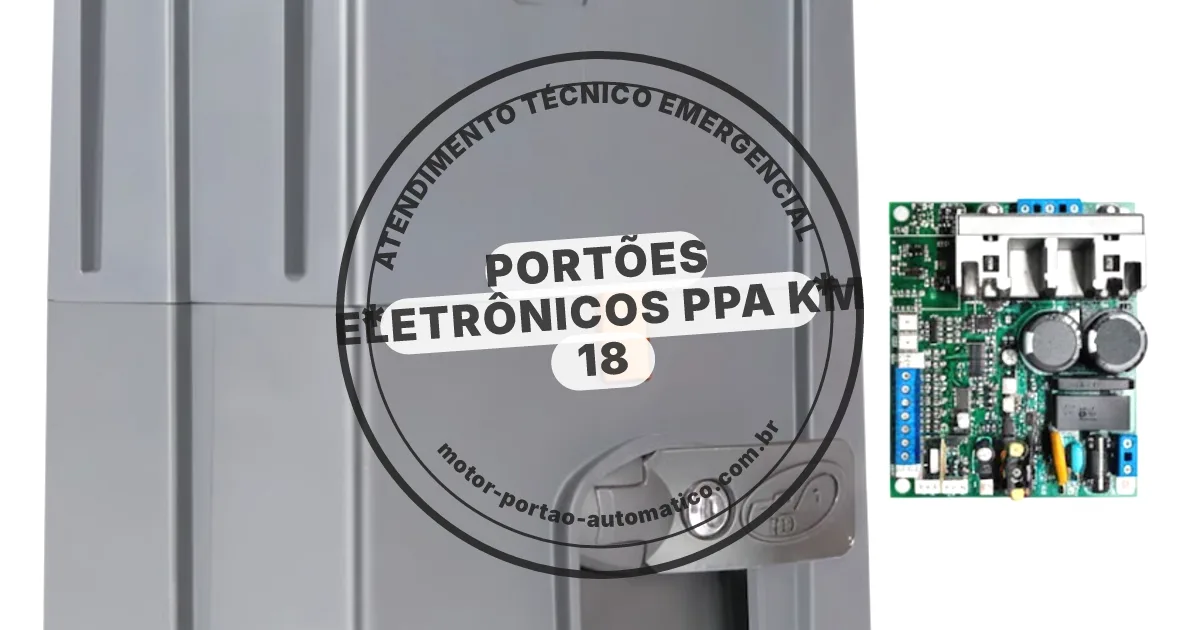 Conserto e instalação de portão automático em Ppa Km 18