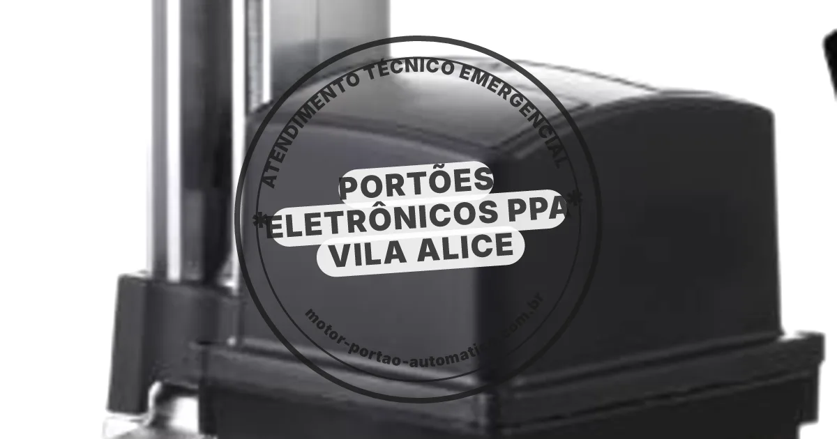 Conserto e instalação de portão automático em Ppa Vila Alice