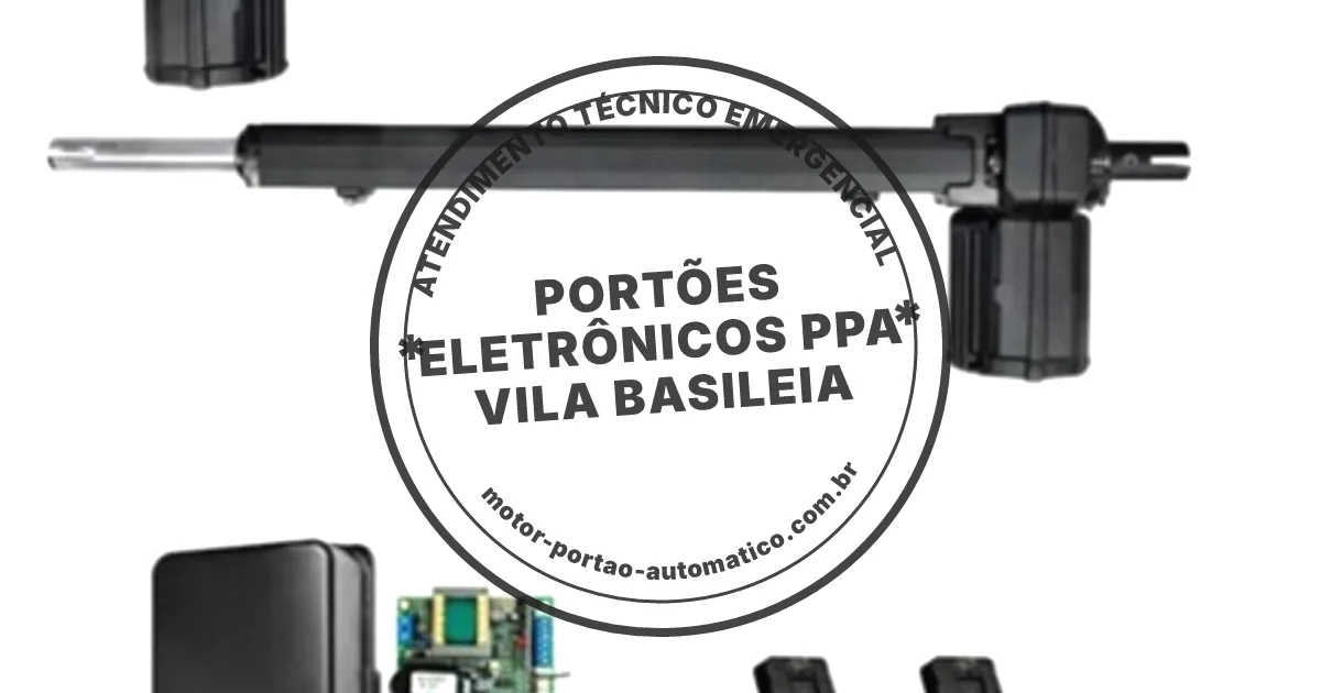 Conserto e instalação de portão automático em Ppa Vila Basileia