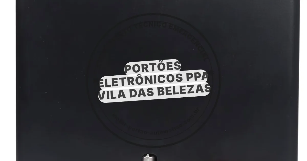 Conserto e instalação de portão automático em Vila Das Belezas