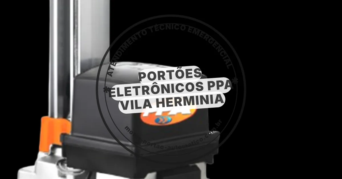 Conserto e instalação de portão automático em Ppa Vila Herminia