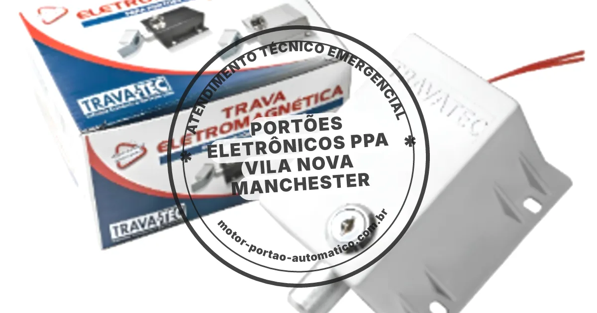 Conserto e instalação de portão automático em Vila Nova Manchester