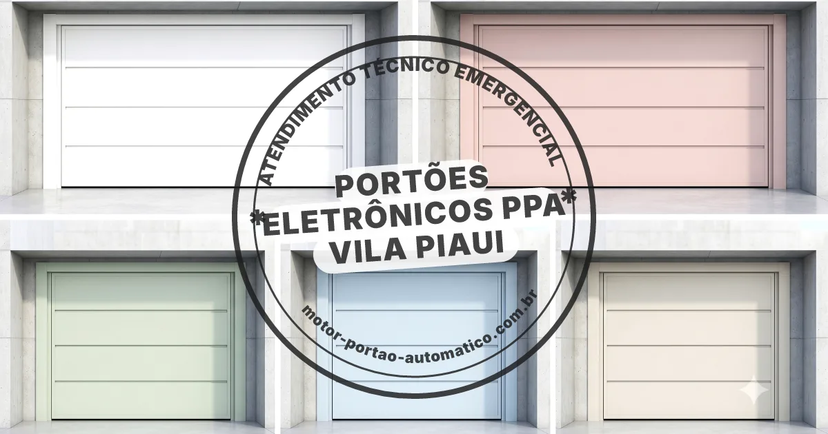 Conserto e instalação de portão automático em Ppa Vila Piaui