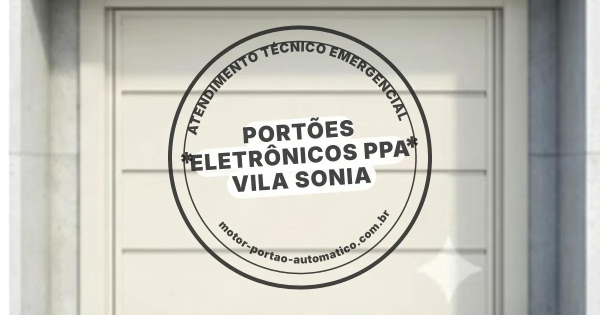 Conserto e instalação de portão automático em Ppa Vila Sonia