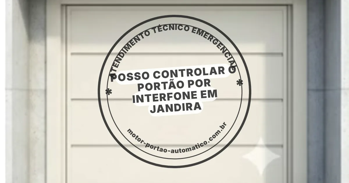 Conserto e instalação de portão automático em Jandira