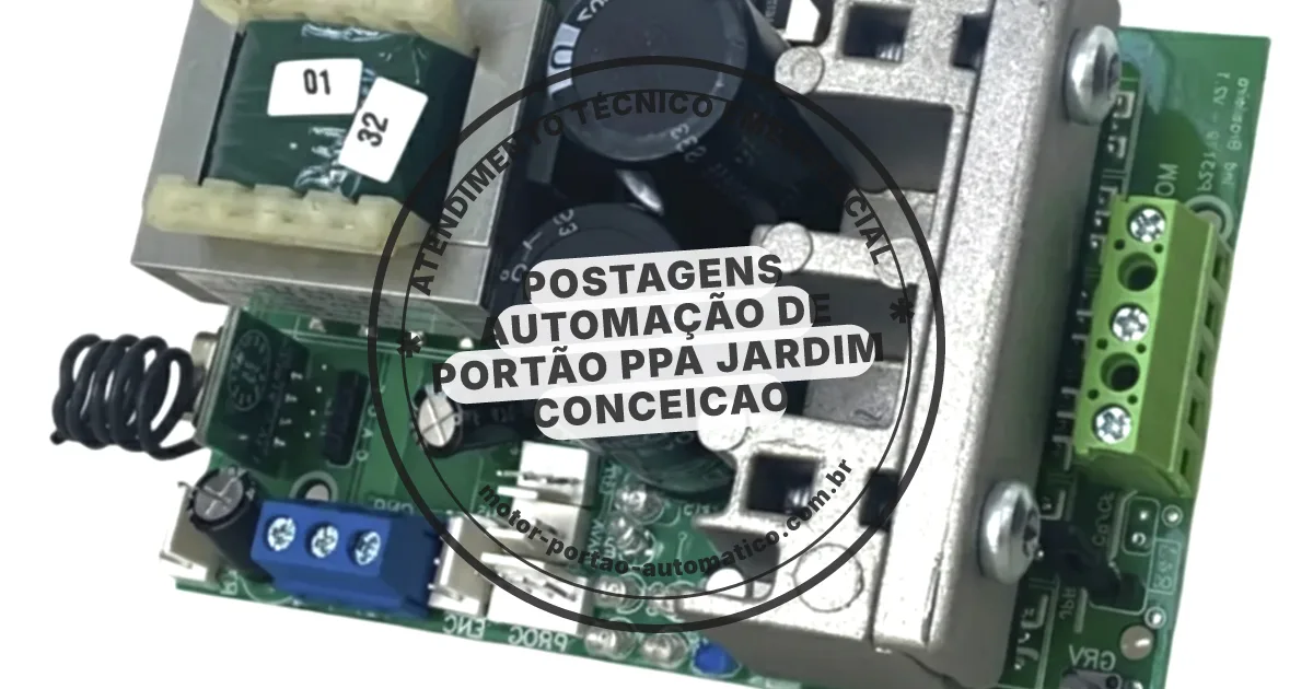 Conserto e instalação de portão automático em Ppa Jardim Conceicao