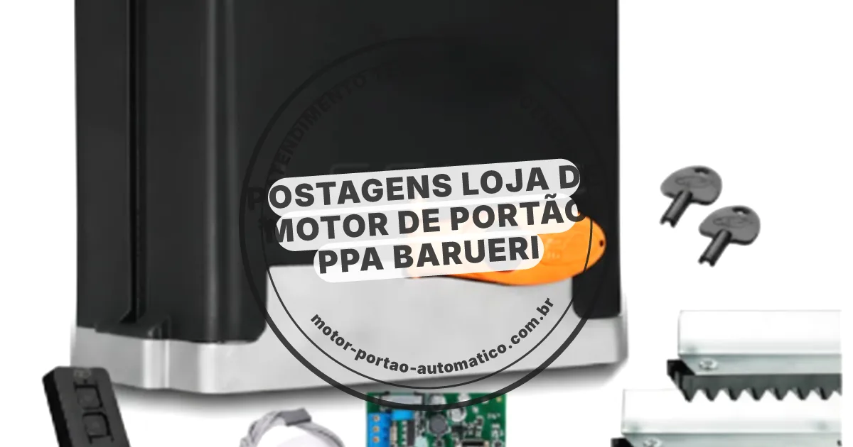 Conserto e instalação de portão automático em Barueri