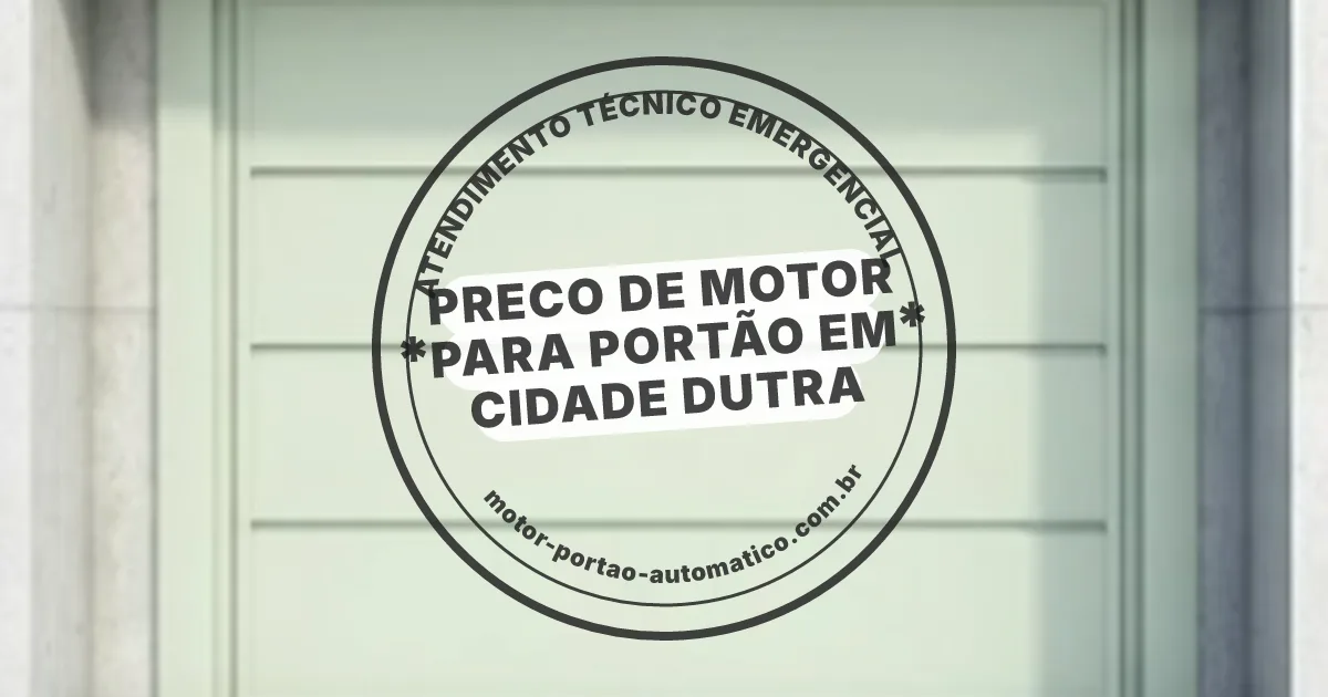 Conserto e instalação de portão automático em Cidade Dutra