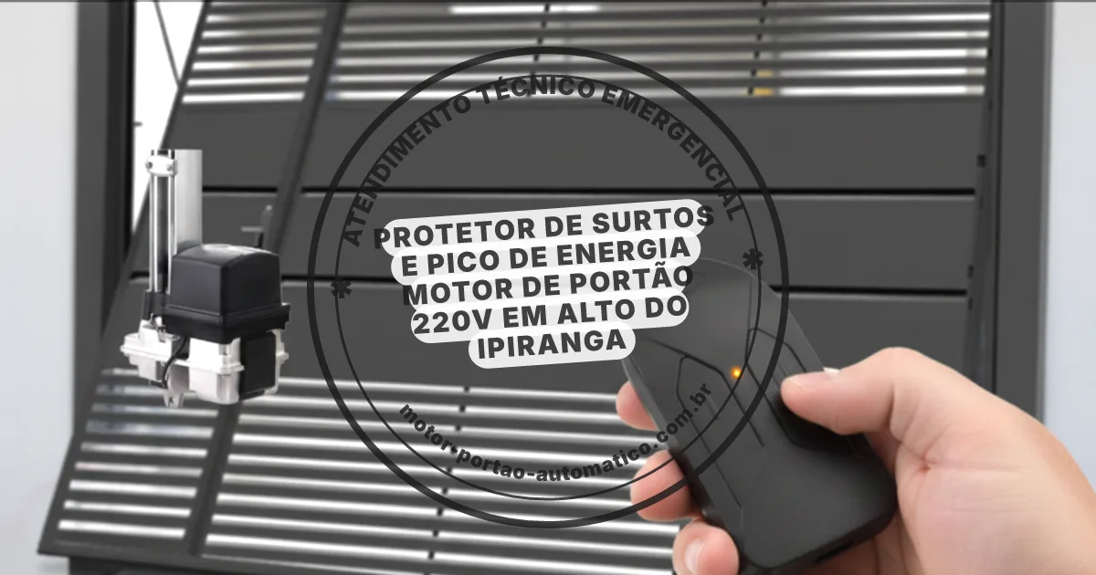 Conserto e instalação de portão automático em Alto do Ipiranga