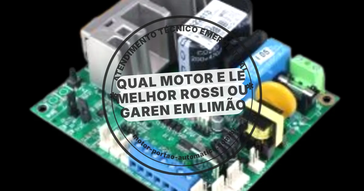 Conserto e instalação de portão automático em Limão