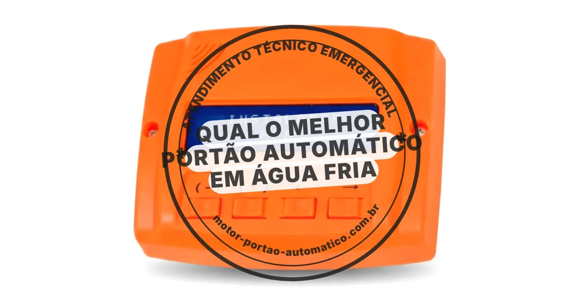 Conserto e instalação de portão automático em Água Fria