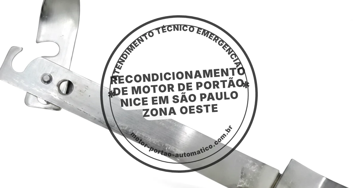 Conserto e instalação de portão automático em São Paulo Zona Oeste