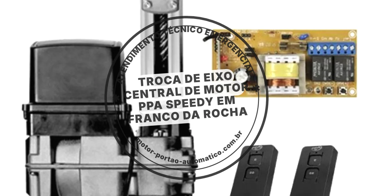 Conserto e instalação de portão automático em Franco da Rocha
