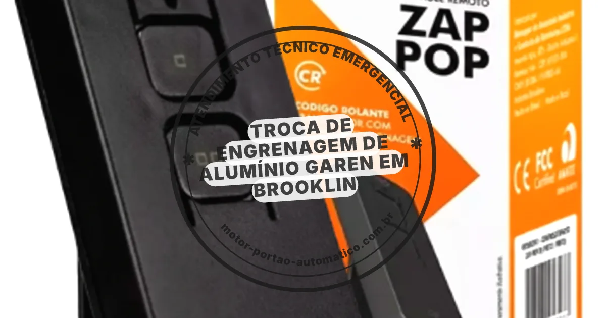 Conserto e instalação de portão automático em Brooklin
