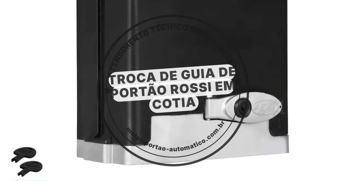 Conserto e instalação de portão automático em Cotia