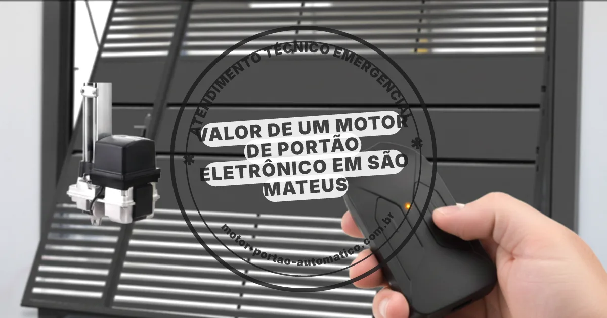 Conserto e instalação de portão automático em São Mateus