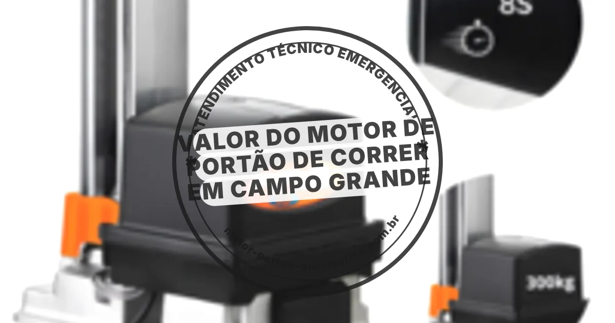 Conserto e instalação de portão automático em Campo Grande